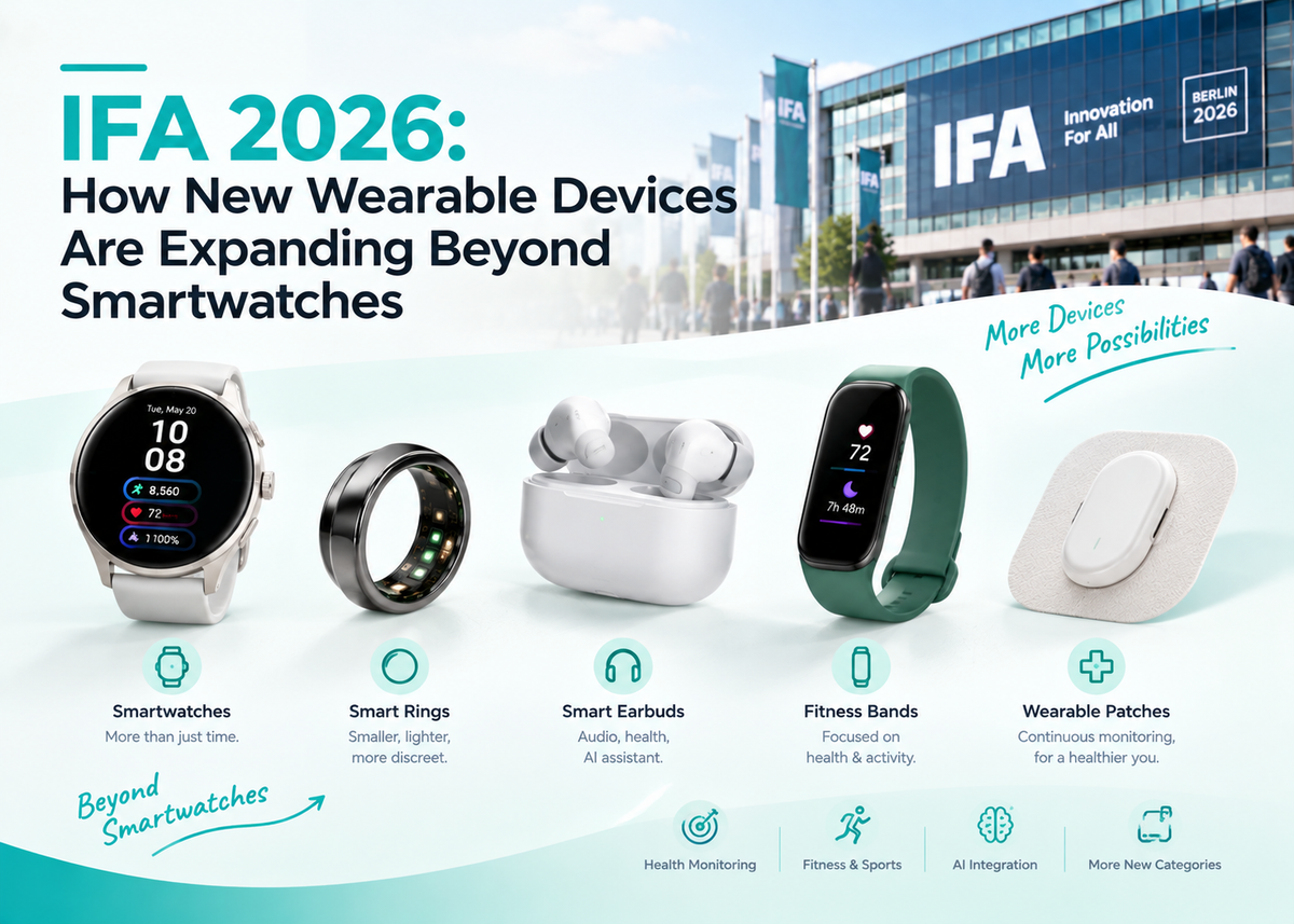 IFA 2026: How New Wearable Devices Are Expanding Beyond Smartwatches